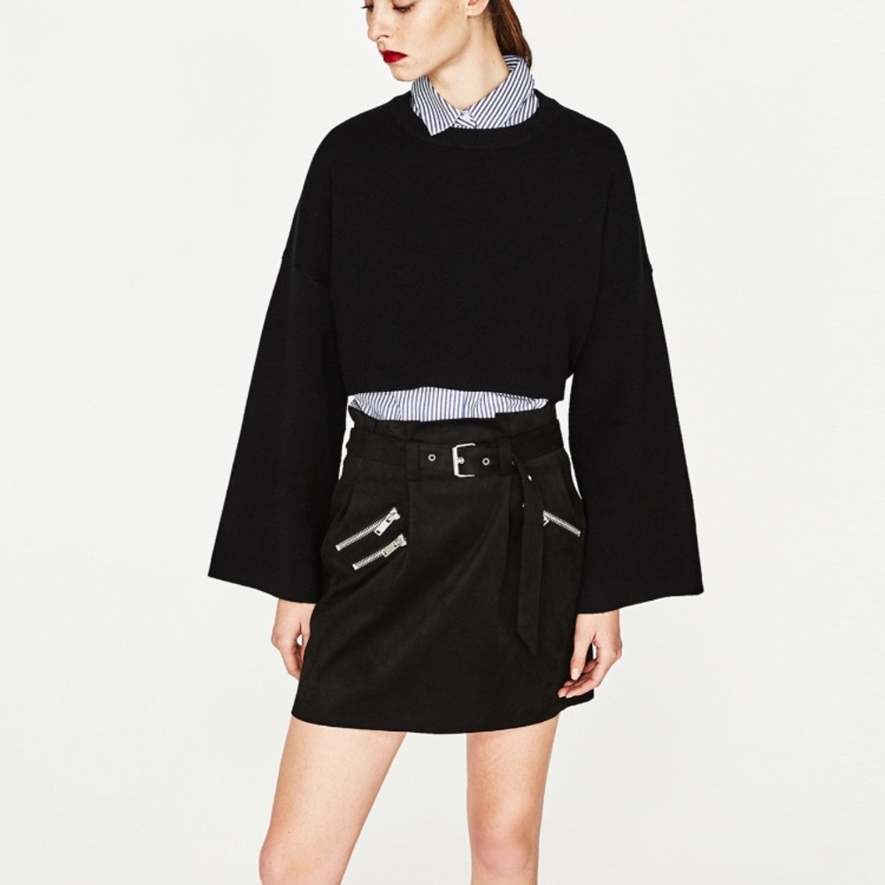 Zara Mini skirt with zips